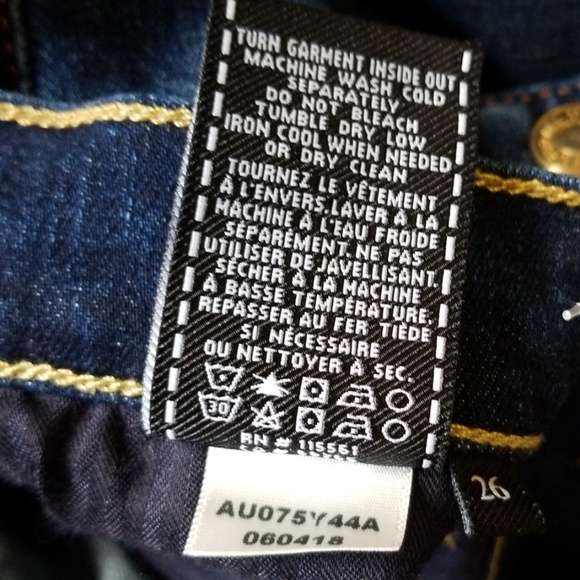 -SOLD--7 for all mankind jeans bootcut   size 26 - Picture 7 of 8